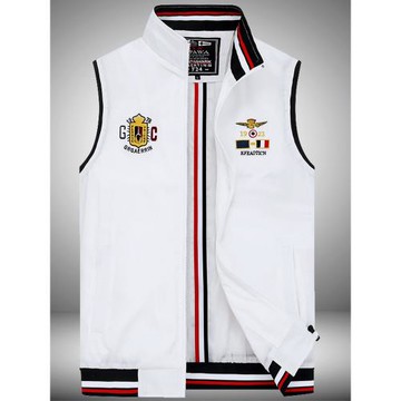 秋冬厚款鯊魚馬甲外套男士夾棉的運動馬球背心青年高爾夫大碼馬夾