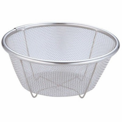ざる 料理道具 / 18-8 エイブルミニザル (14メッシュ) 15cm 寸法: 外径:150 x H68mm 質量:56g