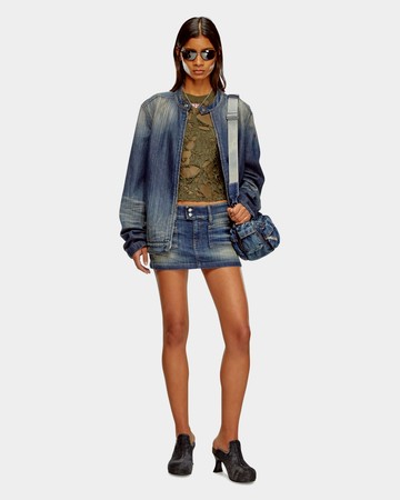 DIESEL 牛仔迷你短裙 - 28