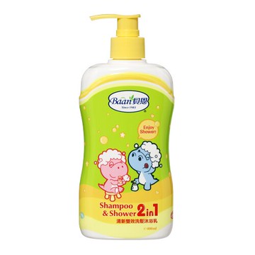 貝恩Baan 清新雙效洗髮沐浴乳400ml (4716357213791) 203元
