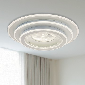 80W三色光可遙控愛心吸頂燈｜F21-2025-69