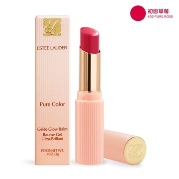 ESTEE LAUDER 雅詩蘭黛 水啵啵琉璃潤唇膏(3g)#05 PURE ROSE 初戀草莓