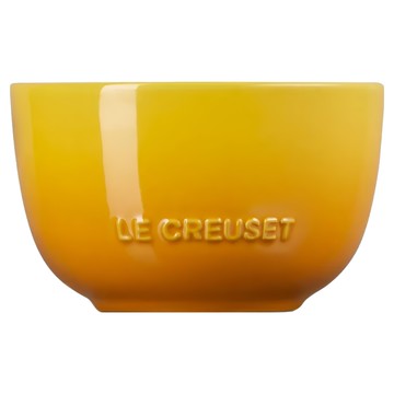 LE CREUSET 瓷器花蕾系列 餐碗 11cm  杏桃黃  1個  10.5 x 10.5 x 6.5cm