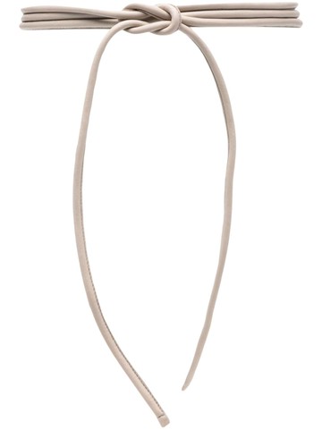 FURLING BY GIANI - rolled leather belt - women - Leather - One Size - Neutrals