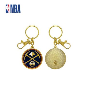 NBA 球隊logo鑰匙圈 金塊隊 藍色系-NBA-KC220056