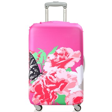 LOQI 行李箱外套﹧康乃馨-L