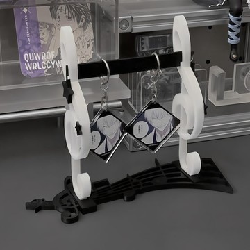 新上架👉鋼琴音符谷美展示架3D列印多功能置物架手工拼豆工具整理展示盒交換禮物 送朋友禮物