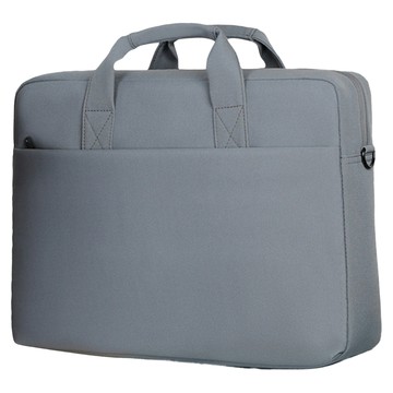 Seekis 單肩斜挎大容量手提筆電包 Macbook防摔防震電腦包 16吋  灰色  1個  41 x 33 x 9cm