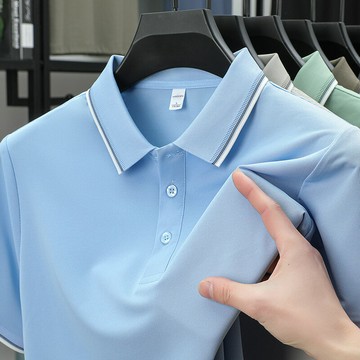 【巴黎精品】現貨+預購 夏季短袖上衣男襯衫高爾夫球衫短袖T恤商務領男裝-薄款男POLO衫7色a1jw39