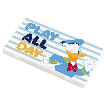 【Disney 迪士尼】口罩隨身收納盒-唐老鴨系列 唐老鴨PLAY （184x104x15mm） _廠商直送