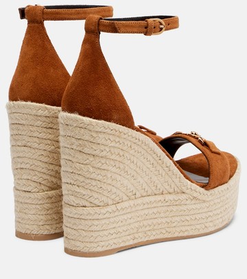 Versace Medusa '95 suede espadrille wedges