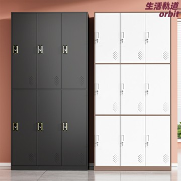 【加厚防潮】鋼製更衣櫃 儲物櫃 鐵皮櫃 鞋櫃 衣櫃 員工櫃 辦公室櫃 多格儲物 防鏽耐用 宿舍車間健身房浴室通用