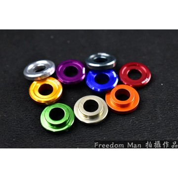 自由人 POSH | PK7 凸式 鋁合金墊片 M6 6mm 鋁合金 墊片 彩色墊片 鋁墊片 凸墊片