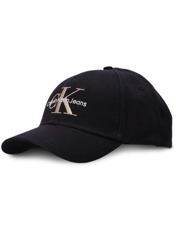 Calvin Klein - logo-embroidered baseball cap - men - Cotton - One Size - Black