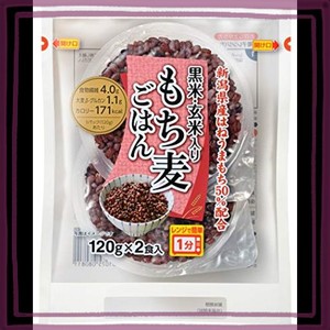 越後製菓 黒米・玄米入りもち麦ごはん 240G ×6袋