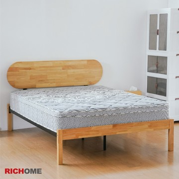 RICHOME 石墨烯健康三線獨立筒床墊 單人床墊 雙人床墊 雙人加大 獨立筒 台灣製造 石墨烯 抑菌防臭恆溫 BE20