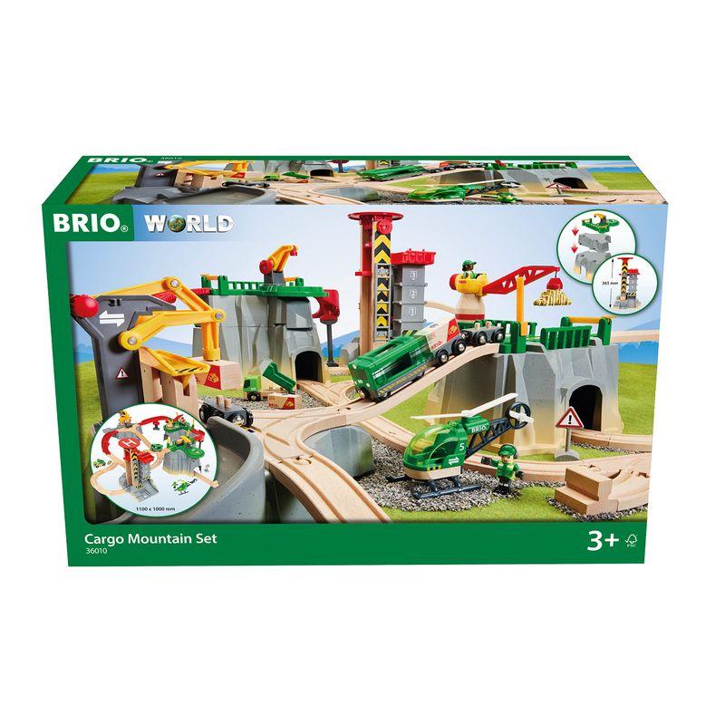 BRIO WORLD (ブリオ ワールド) カーゴマウンテンセット 36010「全49