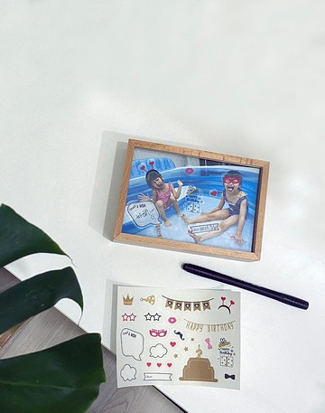 存錢筒三合一相框/拍貼/夢想 一次滿足 生日禮物 畢業 聖誕節