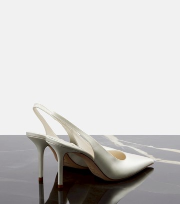 Jimmy Choo Love satin slingback pumps