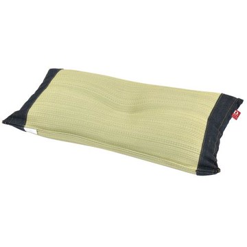 日本池彥IKEHIKO 日本製藺草蓆清涼除臭枕頭30×50CM-深藍色款