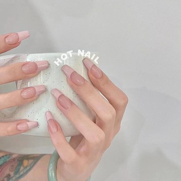 Yuki Nail高階手工穿戴甲皮粉法式美甲貼片甜酷小眾極簡風美甲貼片