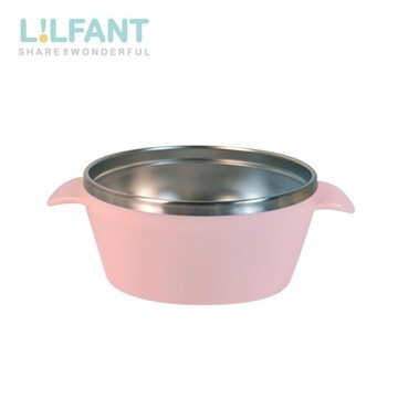 LILFANT不鏽鋼兒童雙柄餐碗(380ml)黃(8809639570920) 315元
