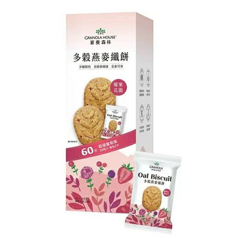 宴麥森林 多穀燕麥纖餅 莓果口味 660公克