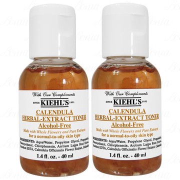 Kiehls 契爾氏 金盞花植物精華化妝水(40ml)*2(公司貨)