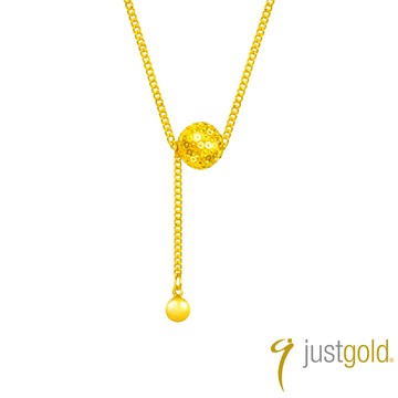 【Just Gold 鎮金店】珠戀 黃金項鍊 (網路限定)