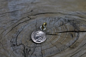 硬幣墜子-印度尼西亞/50錢/1952年