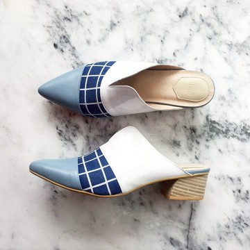 經典女孩系列 第7號 藤井樹 日本電影情書Love Letter 穆勒鞋 藍