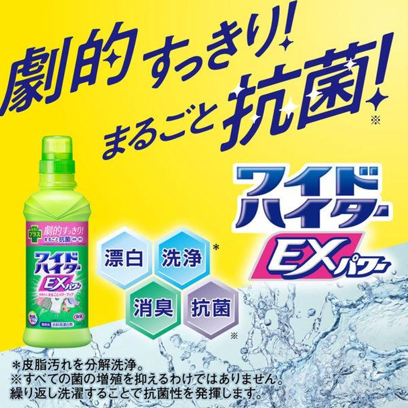 メーカー公式 ワイドハイター EXパワー 漂白剤 詰替 480ml 2パック