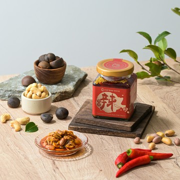 梅山茶油合作社 苦茶油堅果辣椒醬 170g 全素