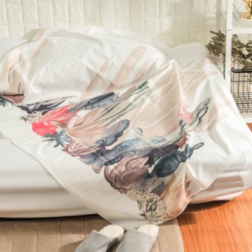 樂嫚妮 裝飾掛毯/掛布/門簾/桌巾-仙人掌 150X130cm