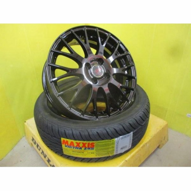 4本 新品アルミホイールタイヤセット 共豊 Cdm2 Cm2 31 ブラック 黒 6j 45 4穴 4h Pcd100 夏タイヤ 185 55r16インチ フィット グレイス インサイト シャトルに 通販 Lineポイント最大0 5 Get Lineショッピング