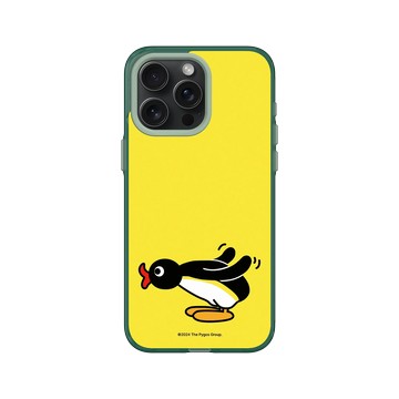 iPhone 15 Pro Max Clear 憂墨綠 - Pingu 企鵝家族 - Pingu - 你說什麼？！