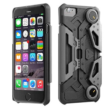 『時尚監控館』手機殼 全新 鋼鐵戰甲 for iPhoneX/8Plus/8 可立式ABS強化材質 孔位精準 直播/追劇