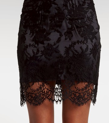 Dolce & Gabbana Cotton-blend lace minidress