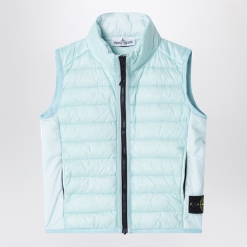 Light blue zip vest
