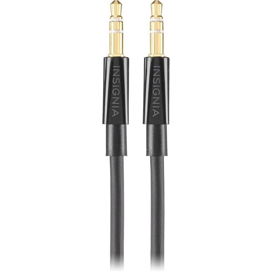 Insignia 9' Coiled Auxiliary Audio 3.5mm Cable Black by Insignia　並行輸入品