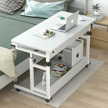 床邊桌可移動家用臥室學習小桌子簡易書桌學生宿舍懶人電腦升降桌/升降桌/邊桌/可移動桌/書桌/辦公桌/學習桌/電腦桌/筆記本桌/桌子