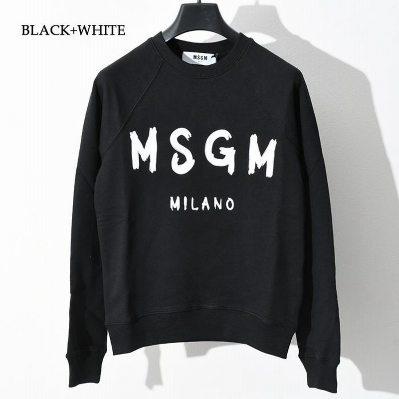MSGM エムエスジーエム ロゴ スウェット トレーナー レディース 長袖 