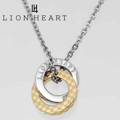 ライオンハート LION HEART ペアネックレス 04N135SLYG | LINEショッピング