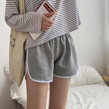 ♢加大碼短褲 150公斤內可穿夏季大碼2-/300斤寬鬆休閒短褲女高腰運動外穿家居闊腿褲子潮#1