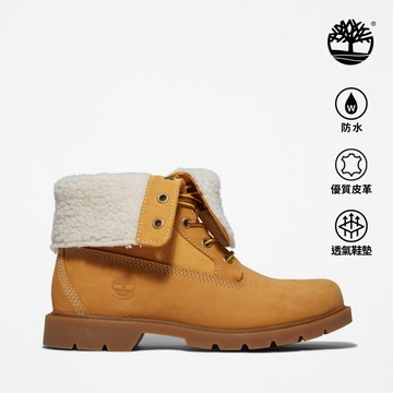 Timberland 女款小麥色防水翻領靴|A1KGC231