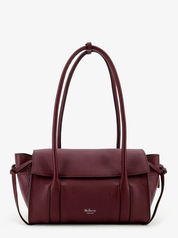 Leathershoulder bag with logo - MULBERRY - gender_Woman