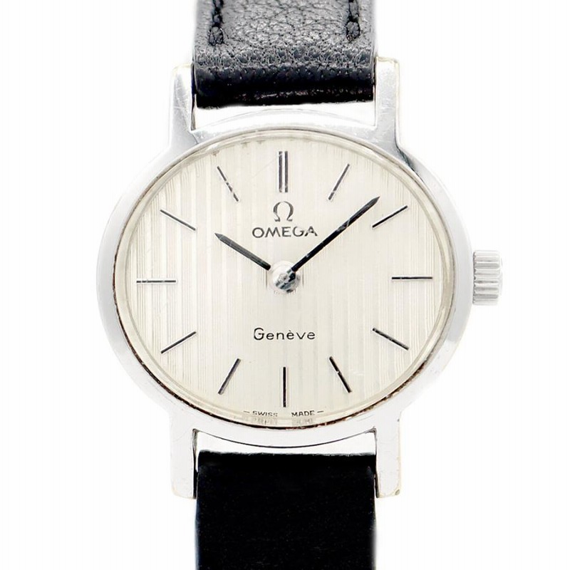 オメガ Geneve 手巻き時計 シルバー/ブラック （【OMEGA】 1973年製 