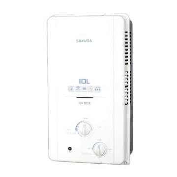 (全省安裝)櫻花10公升ABS防空燒RF式LPG熱水器桶裝瓦斯GH-1035L