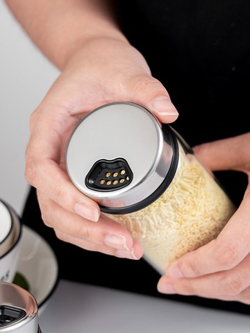 廚房撒料罐撒粉罐 燒烤調料瓶撒料瓶玻璃調味罐撒鹽神器