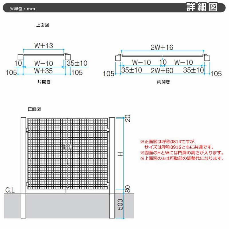 三協アルミ グランクロス 鋳物門扉 片開きセット 呼称0814 W800xH1400